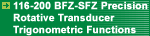 116-200 BFZ-SFZ Precision Rotative Transducer Trigonometric Functions